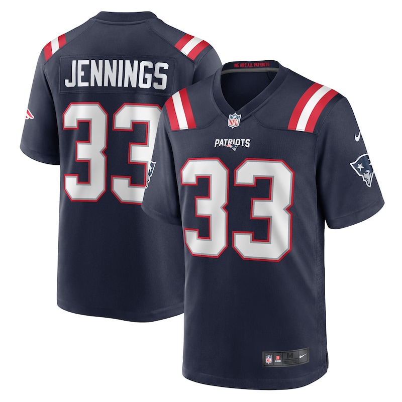 None Anfernee Jennings NE Patriots Powerful Genuine Jersey Game Day We