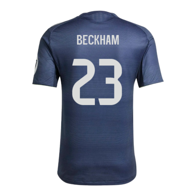 2025-2026 Real Madrid Authentic Road Jersey (beckham 23)