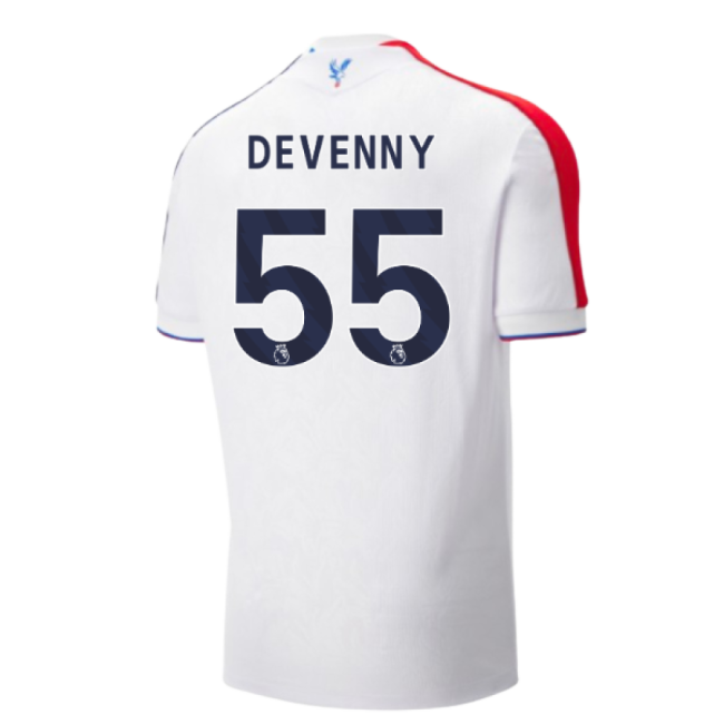 2025-2026 Crystal Palace Away Shirt (Devenny 55) | Licensed Product