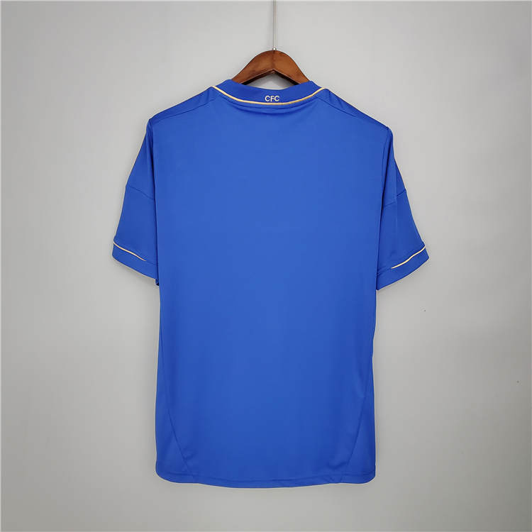 Authentic 1213 CHELSEA RETRO HOME BLUE SOCCER SHIRT JERSEY