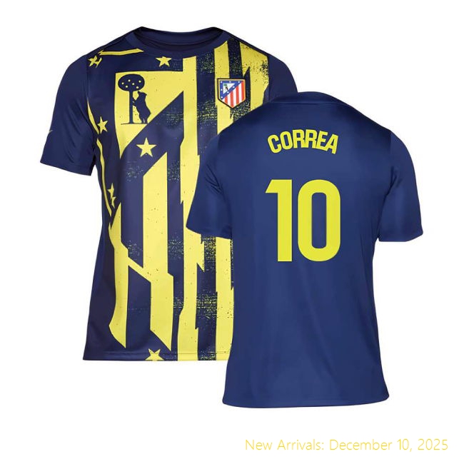 2025-2026 Atletico Madrid Home Shirt - Elite Game Day (Correa 10)