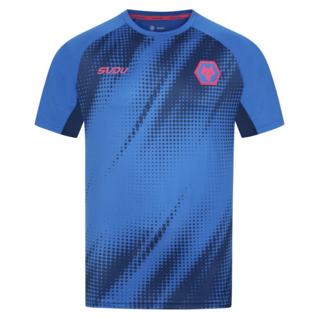 2025-2026 Wolves Players Training T-shirt (Lapis Blue)