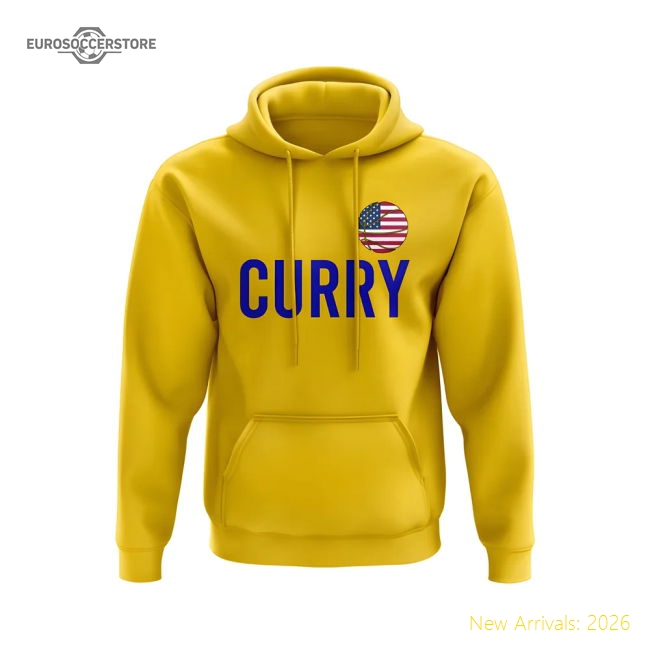 Steph Curry United States Name Hoody (yellow) - Supporter Edition