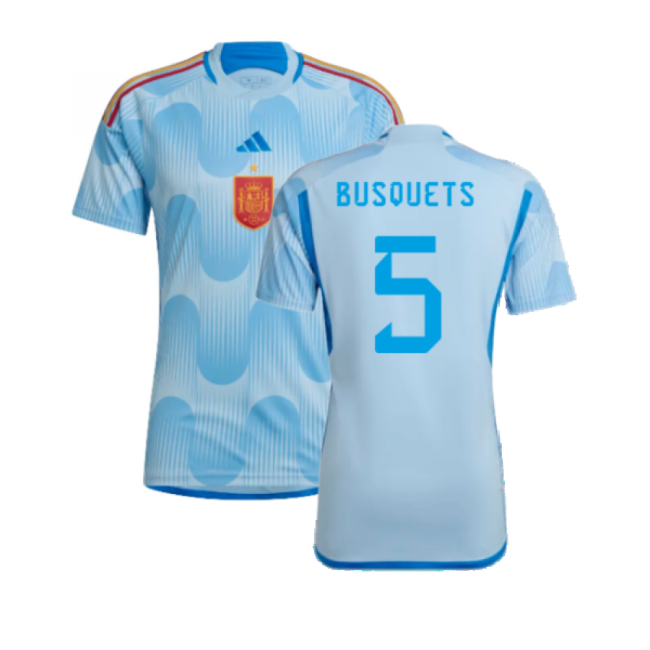 Spain International Team Fan Jersey - Adults Version (Busquets 5)