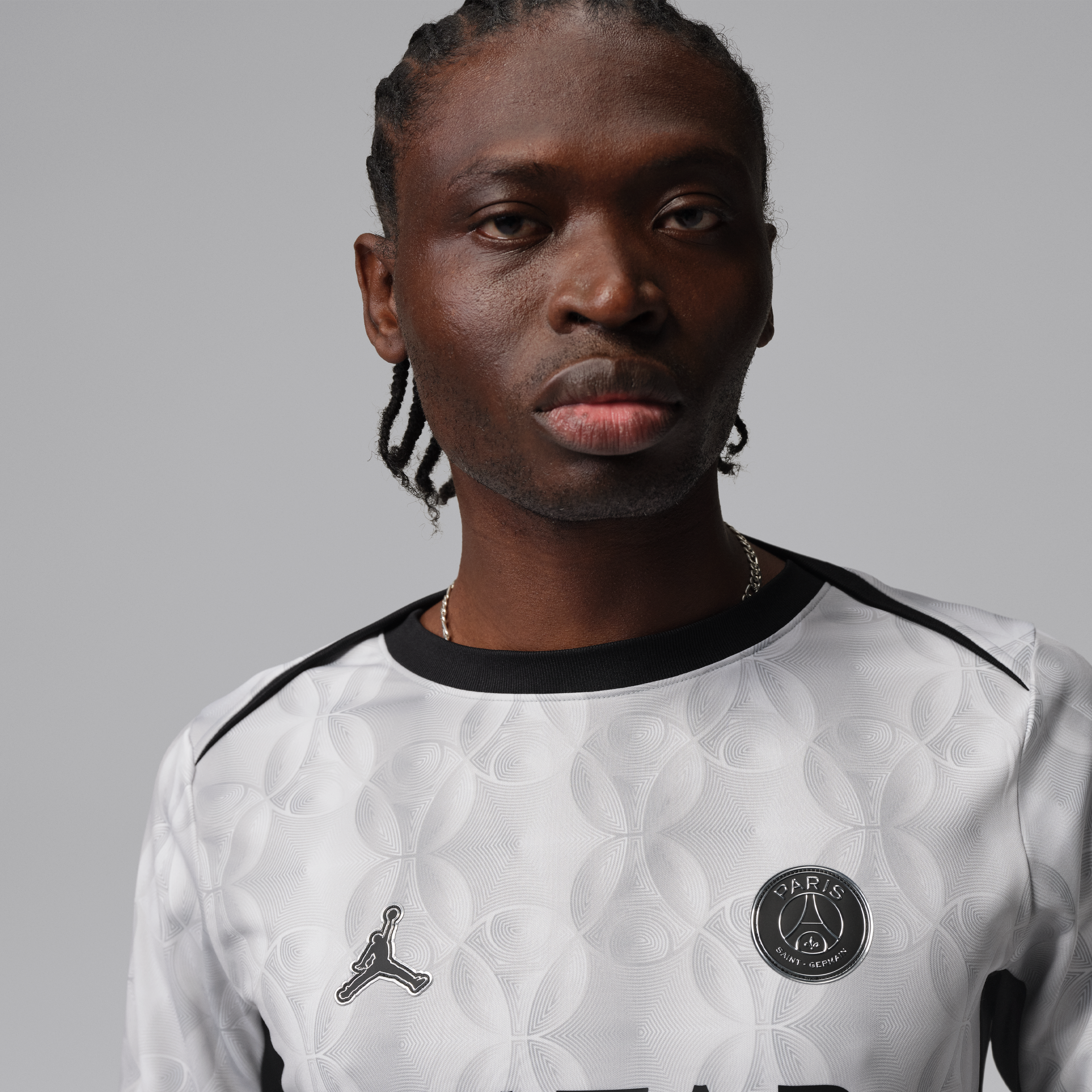 [SJH] Paris Saint-Germain Men's Long Sleeve Pre-Match Dri-FIT Jersey Top - Black