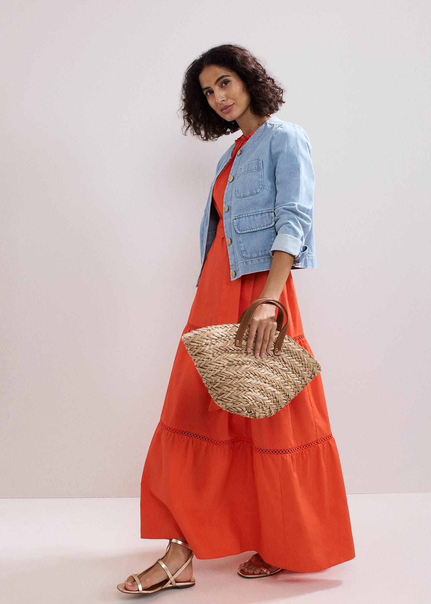 Nolia Cotton Poplin maxi Dress
