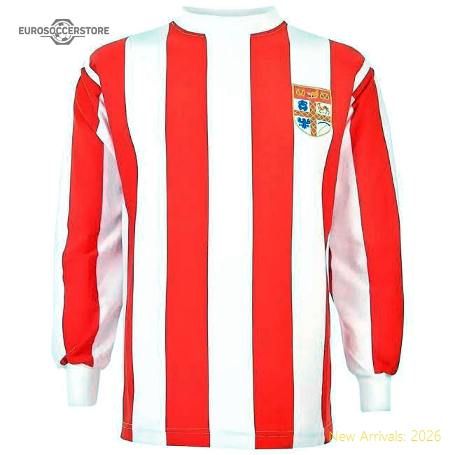 Authentic Stoke City 1972 League Cup Retro Football Shirt - Premium