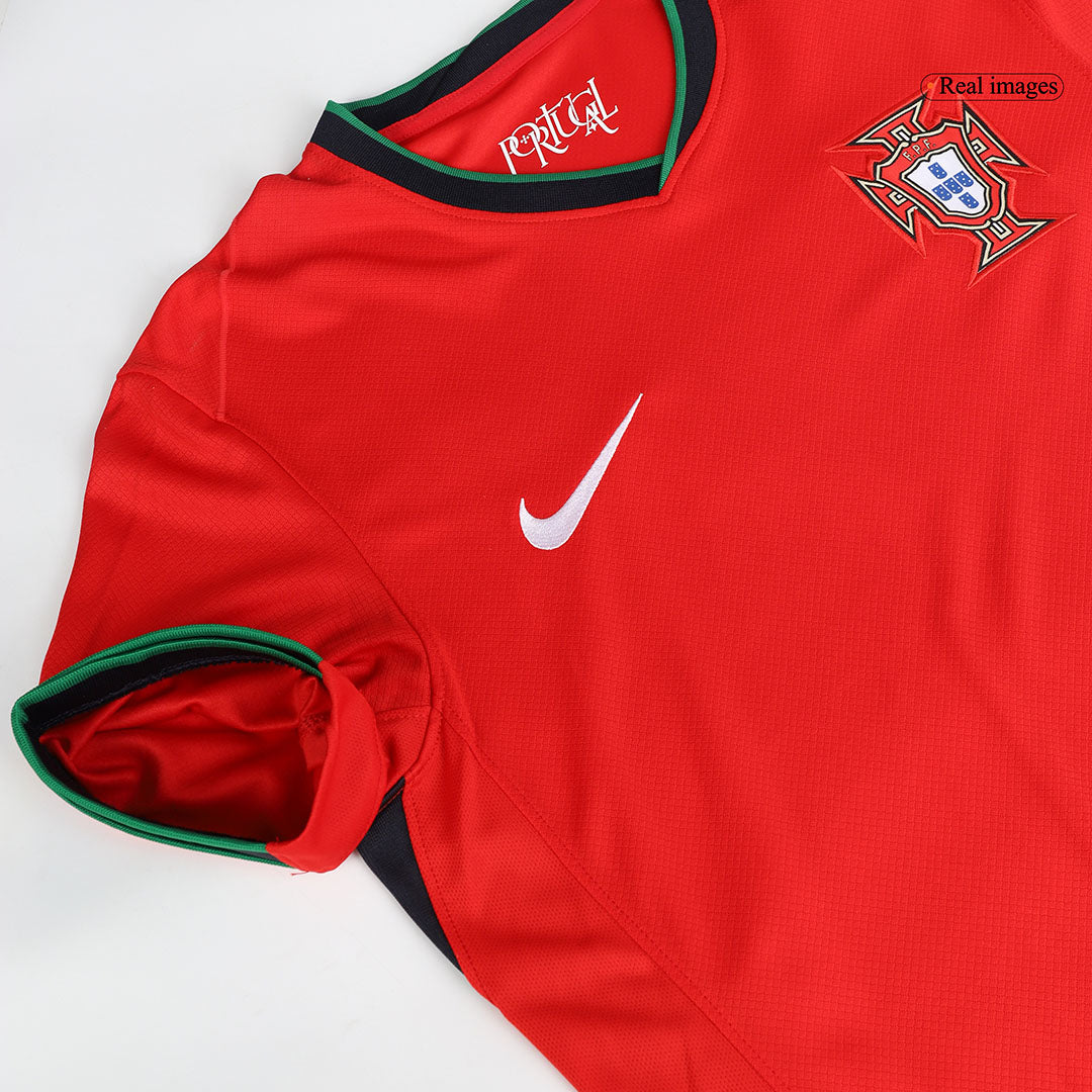 Portugal Home Soccer Jersey Euro 2024 Authentic Kit