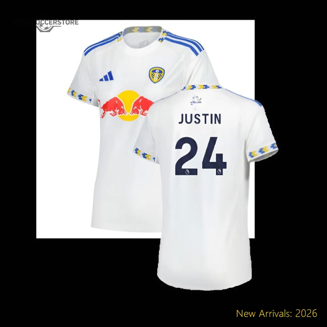 2025-2026 Leeds United Home Shirt (Womens) (Justin 24)