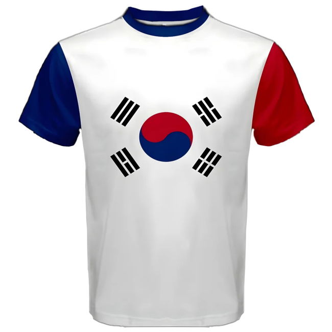 Exclusive-Design South Korea Coat Of Arms Sublimated Sports Jersey