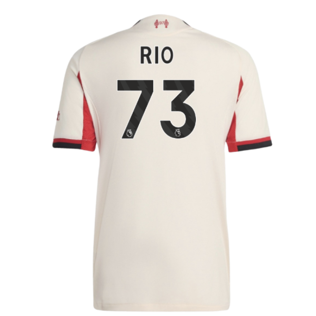 Liverpool Liverpool Authentic Away Shirt Rio #73 Authentic Design ...