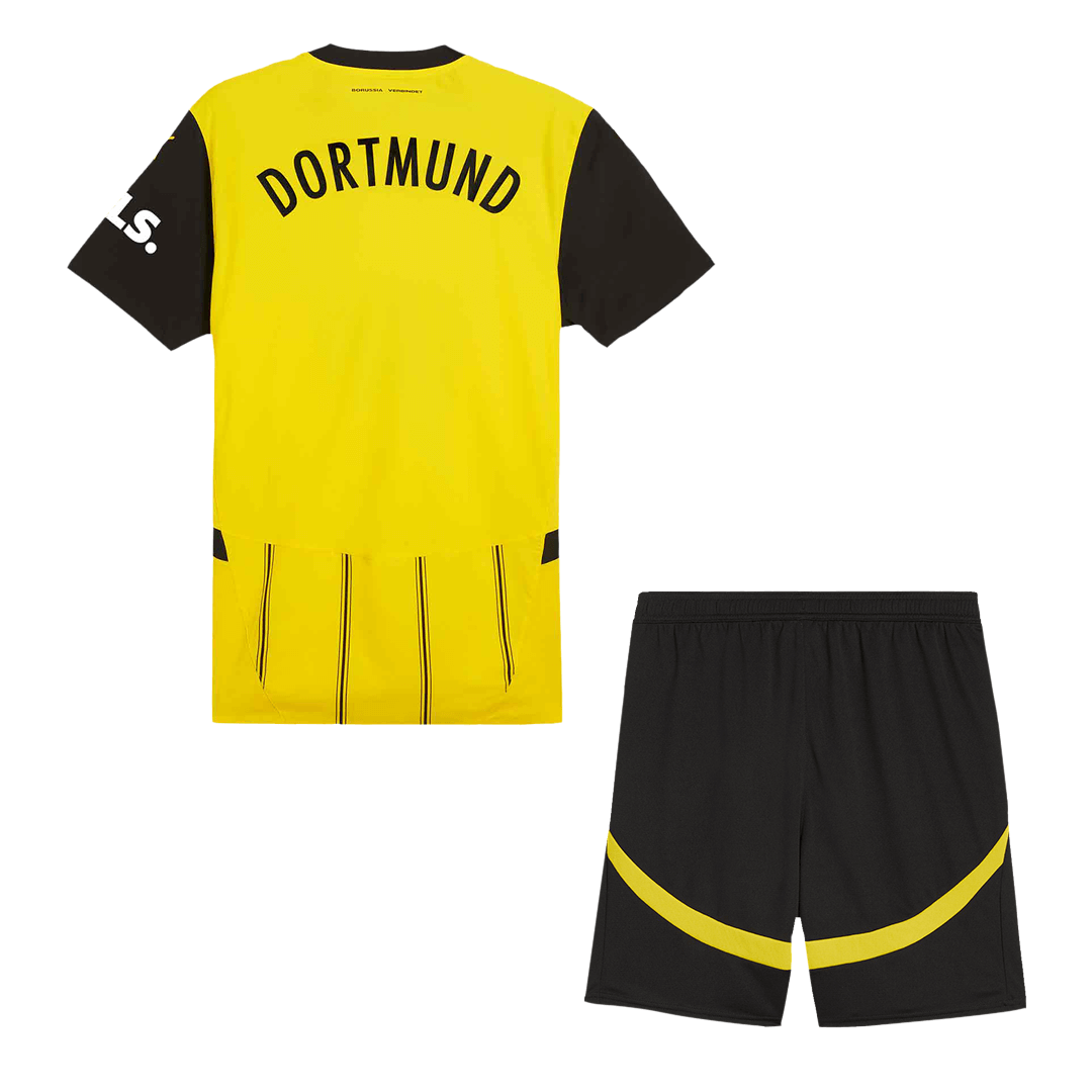 Borussia Dortmund Home Soccer Jersey Kit(Jersey+Shorts) 2024/25Authent
