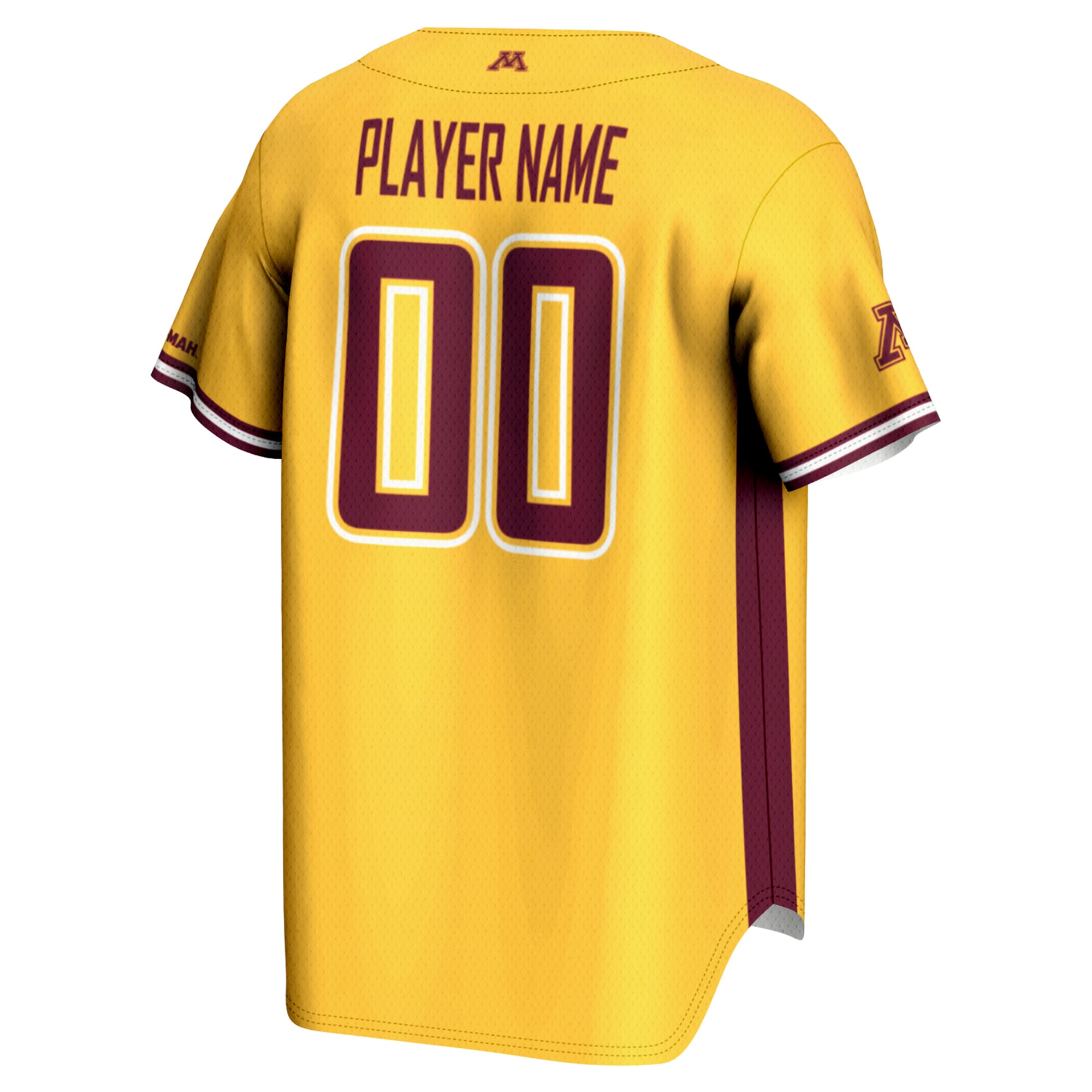 [DDG] Minnesota Golden Gophers GameDay Greats Unisex NIL Pick-A-Player Lightweight Baseball Jersey - Gold