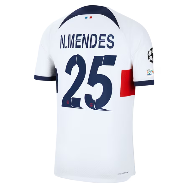 Paris Saint‑Germain FC Patches 2023-2024 UCL Away Jersey – Authentic Shirt
