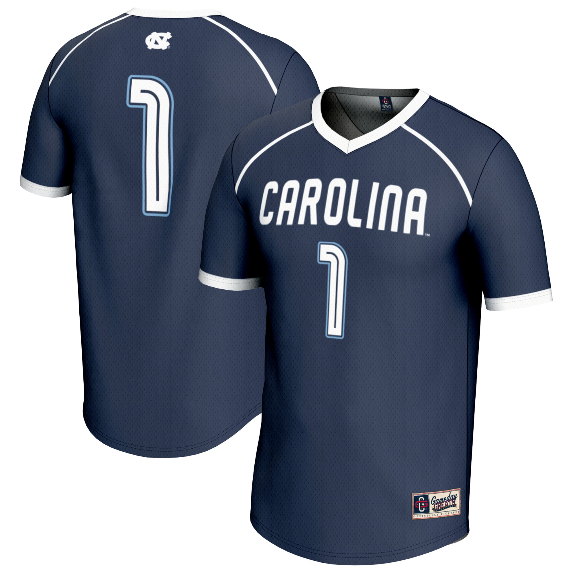 [NJP] North Carolina Tar Heels GameDay Greats Unisex Lightweight Women's Lacrosse Fashion Jersey - Navy
