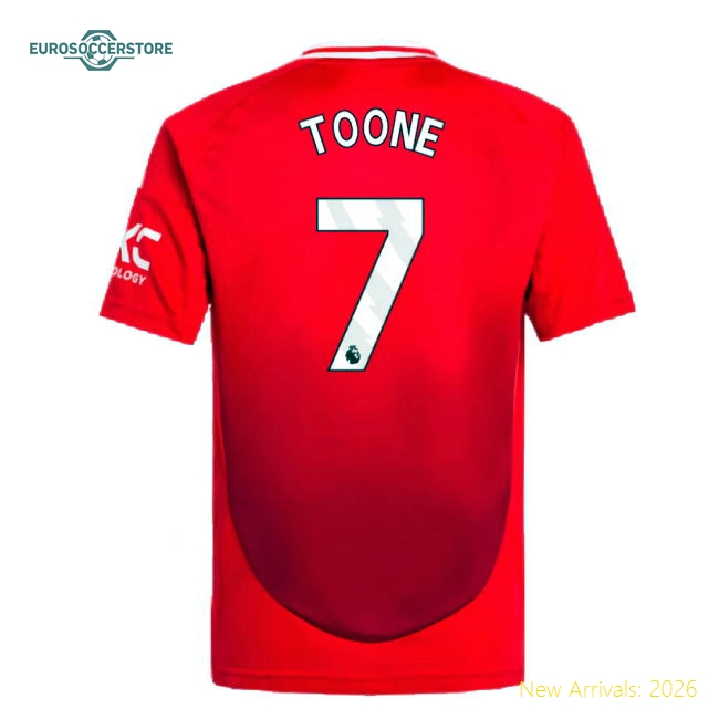 High-quality Kids Man Utd Toone Jersey 2024-2025 Lightweight