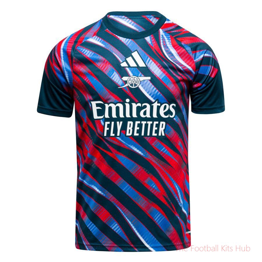 Arsenal Training T-Shirt Pre Match - Utility Green/Blue/Red