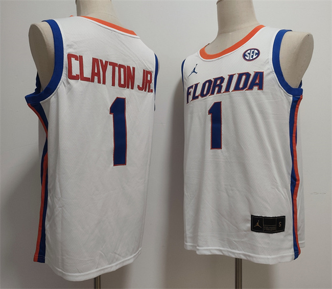 Men's None White 2024 authentic Walter Clayton #1 comfortable Jersey