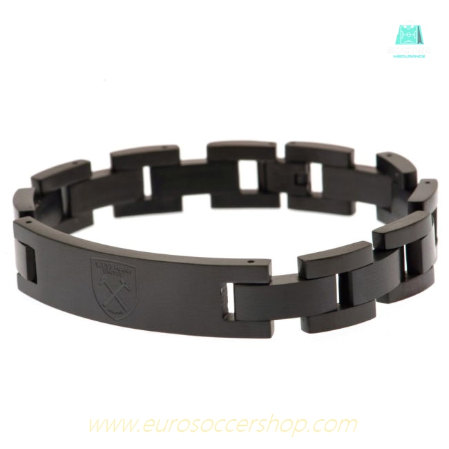 West Ham United FC Black IP Bracelet