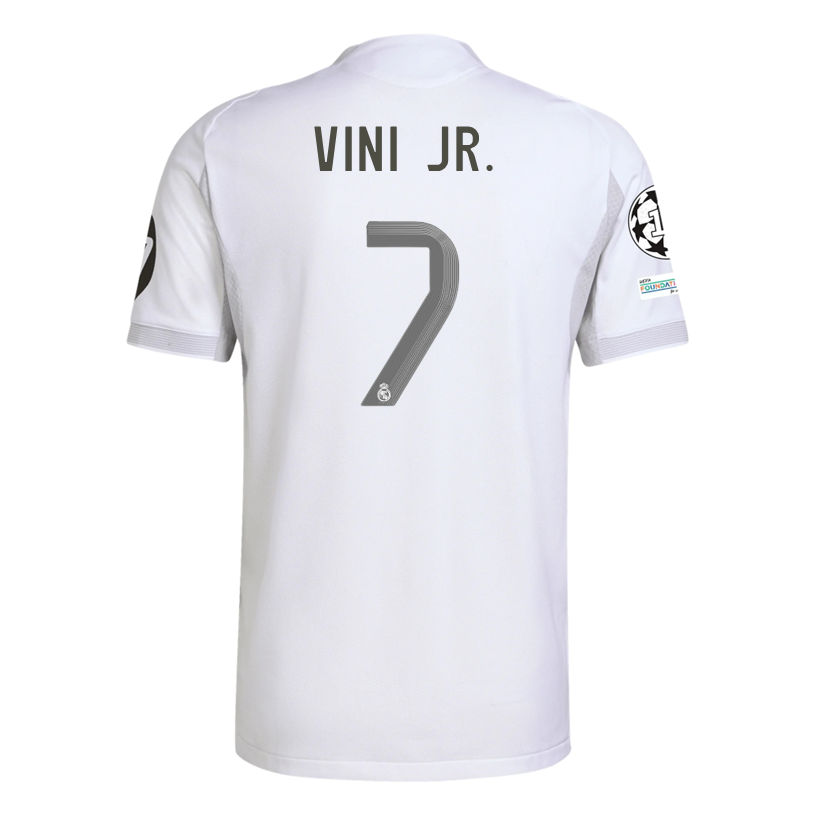 Real Madrid Junior 2025-2026 UCL Home Jersey – Authentic Shirt