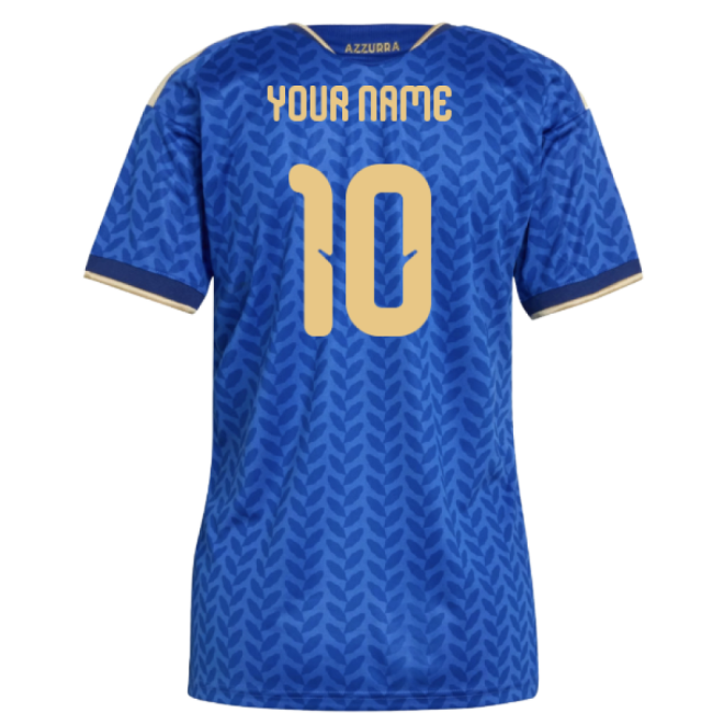 2026-2027 Personalised Italy Football Shirts Home Womens 2027 Italy Shirt Football Fan Apparel