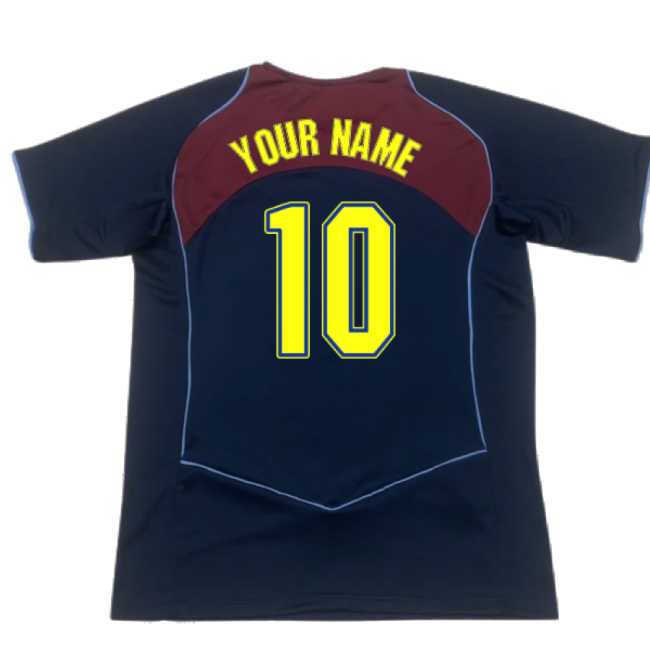 Atletico Madrid 2004-05 Away Shirt ((Good) XL) (Your Name)