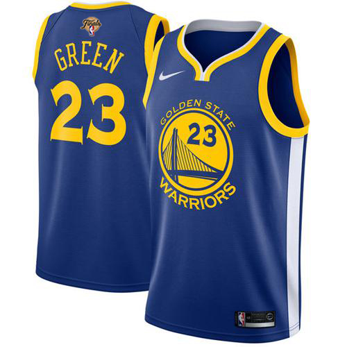 Gold GSW Draymond Green #23 Nike Game-Day Jersey NBA Fan Apparel