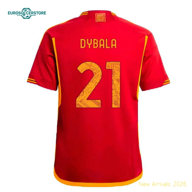 2023-2024 Roma Home Shirt (Kids) (DYBALA 21)
