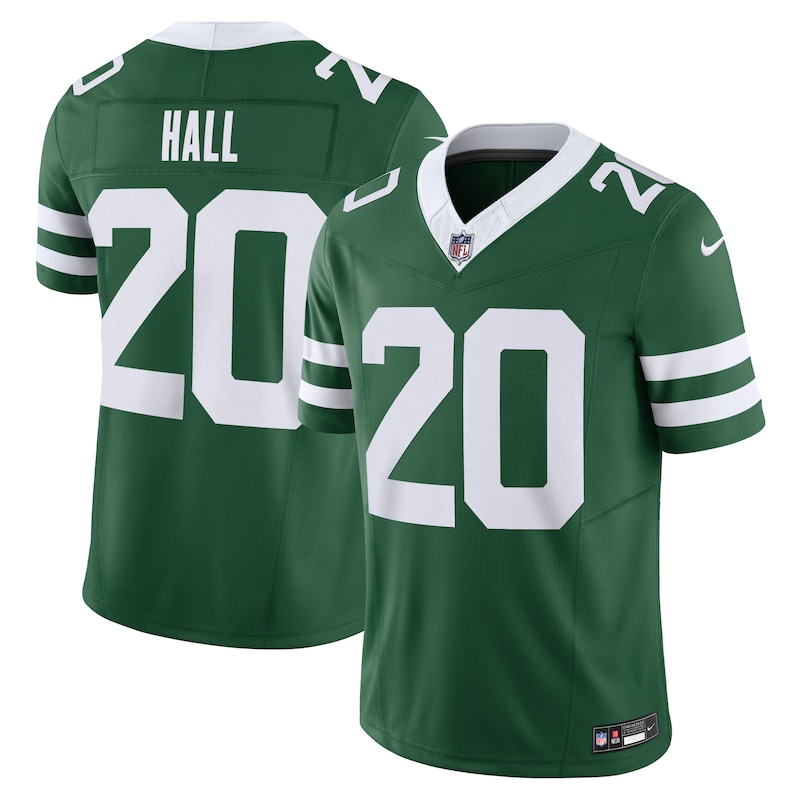 None Breece Hall NY Jets Bold Genuine Jersey for NFL Fans
