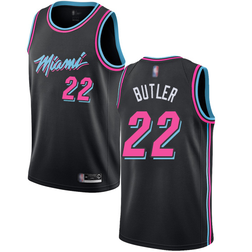 Nike Heat Black Jimmy Butler #22 Jersey - NBA Fan Apparel