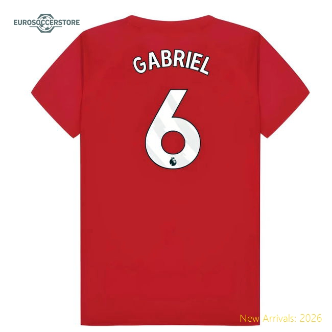 Arsenal Poly T-Shirt (Red) - Kids (Gabriel 6)