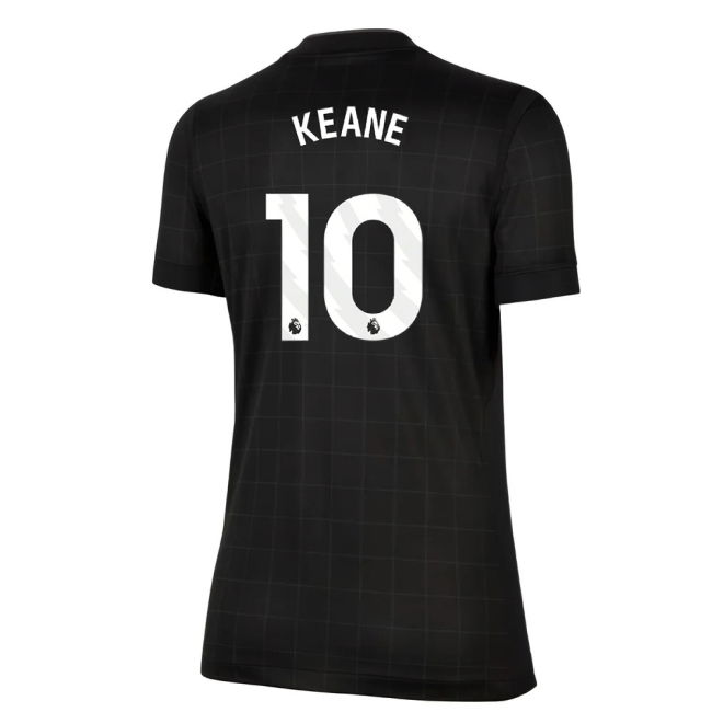 Tottenham Soccer Club Sleek Away Match Shirt (Keane 10) (Womens)