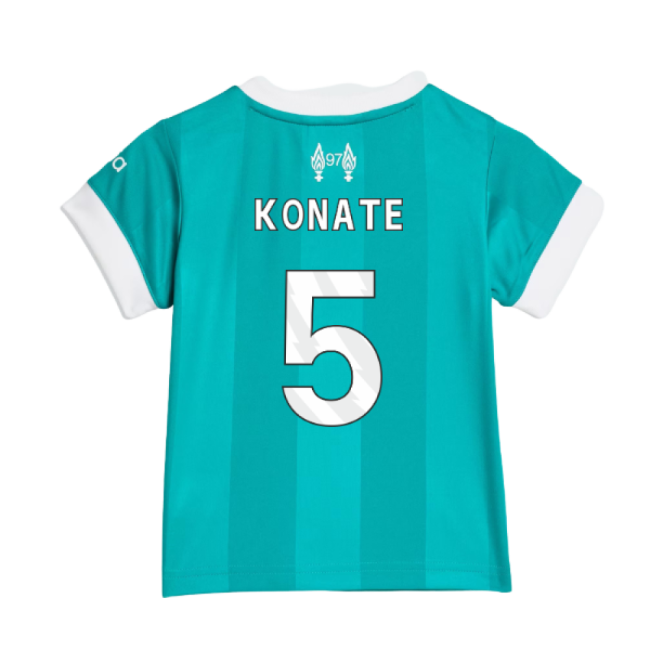 Baby Updated Liverpool Third Soccer Jersey 2025-2026 (Konate 5)