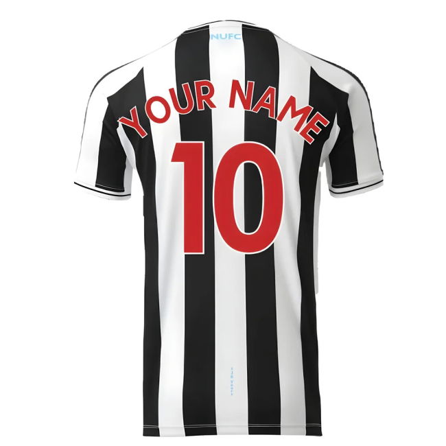 Newcastle 2022-20 Home Football Kit Name & Number L M S