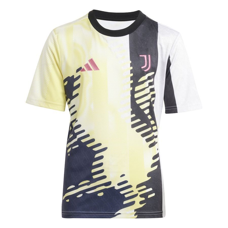Juventus Training T Shirt Pre Match Pure Sulfur/jet Black/legend Ink K