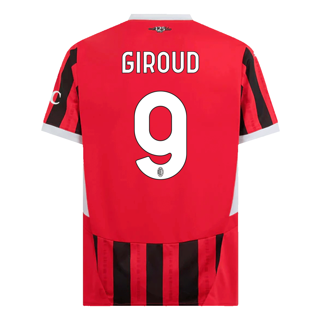 GIROUD #9 AC Milan Home  Soccer Jersey 2024/25 Authentic Kit