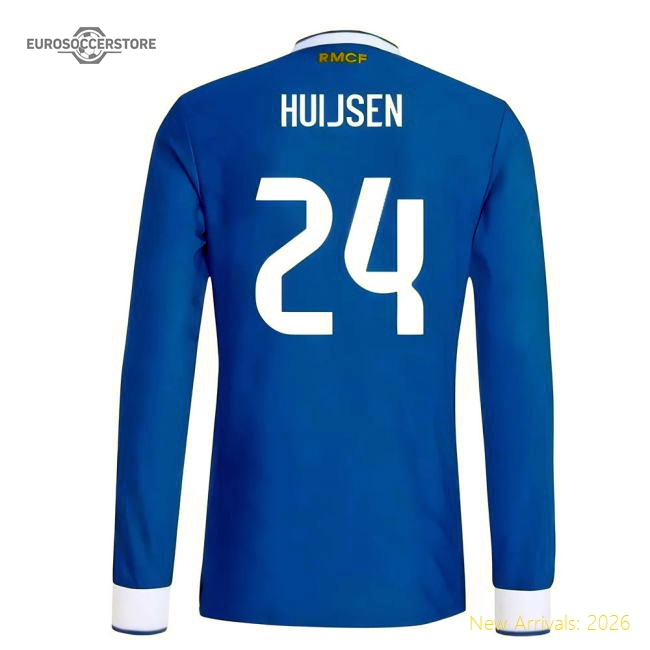 Performance 2025-2026 Real Madrid Authentic Long Sleeve Third Shirt (Huijsen