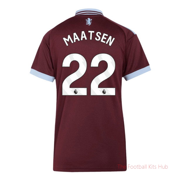 Aston Villa 2026-2027 Home Shirt Maatsen #22 Stadium Edition