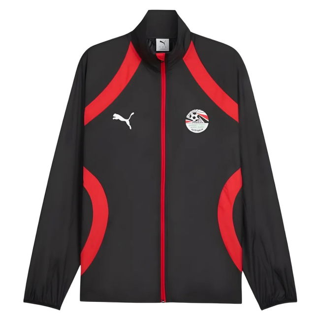 2024-2025 Egypt Prematch Woven Jacket (Black)