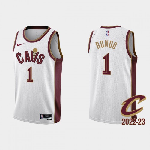 White Nike Cleveland Cavaliers #1 Jersey - Fabric Basketball Jersey