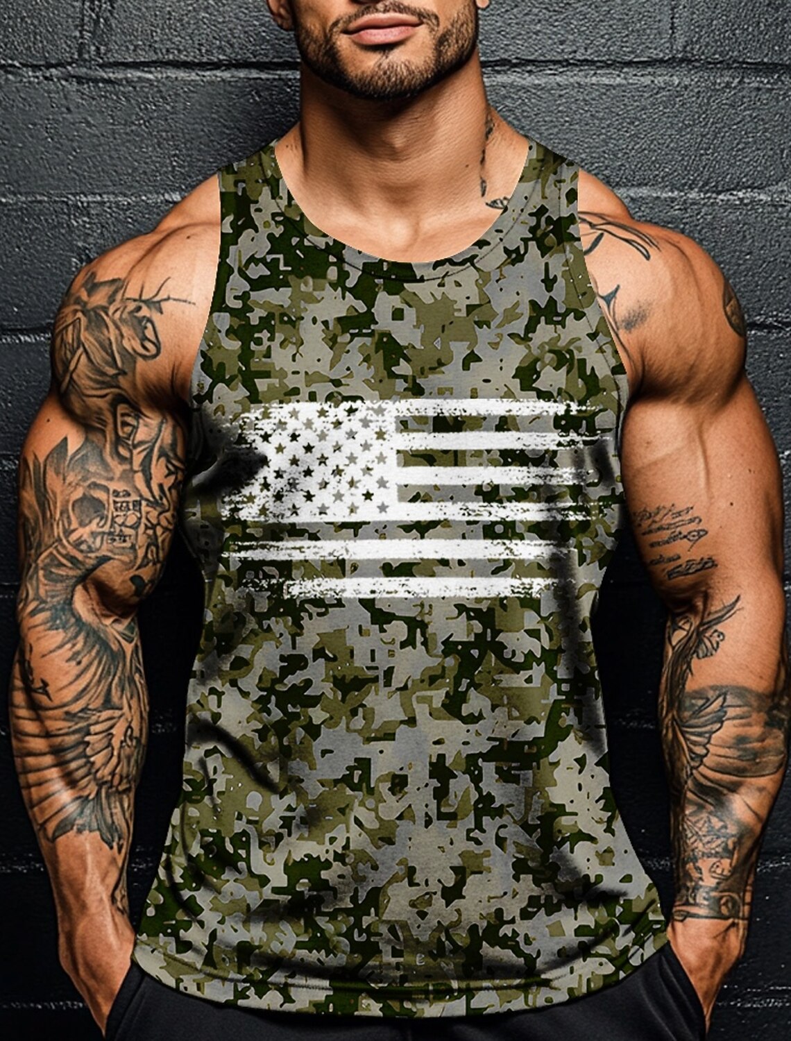 Men's 4th of July U.S. 250th Anniversary Eagle National Flag Swim Trunks Swim Shorts Board Shorts Mid Waist Vacation Hawaiian Holiday Beach Vacation Holiday Drawstring with Mesh lining Elastic Waist