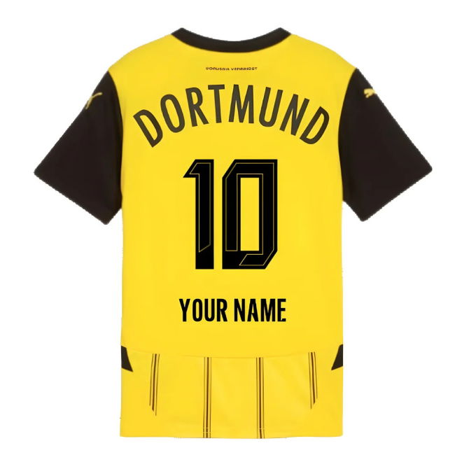 2024-2025 Borussia Dortmund Home Soccer Shirt - Kids (Kids)