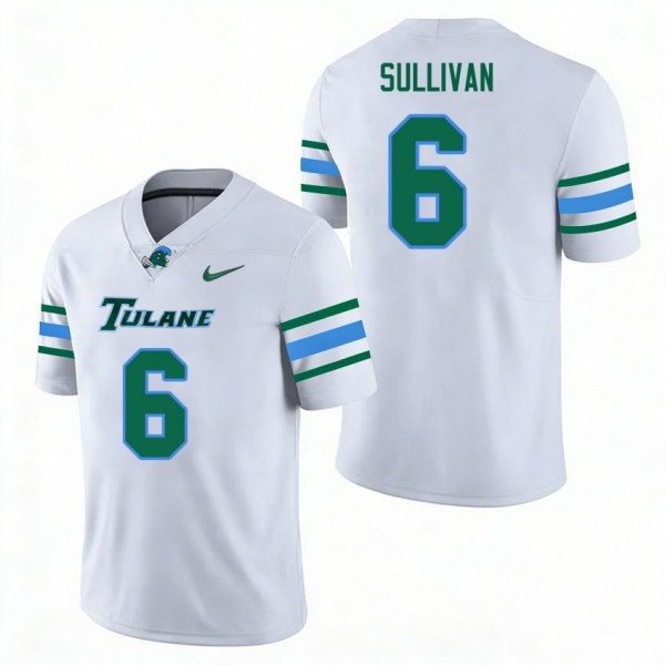 Men Top Program #6 Brendan Sullivan Men Green Authentic Jersey