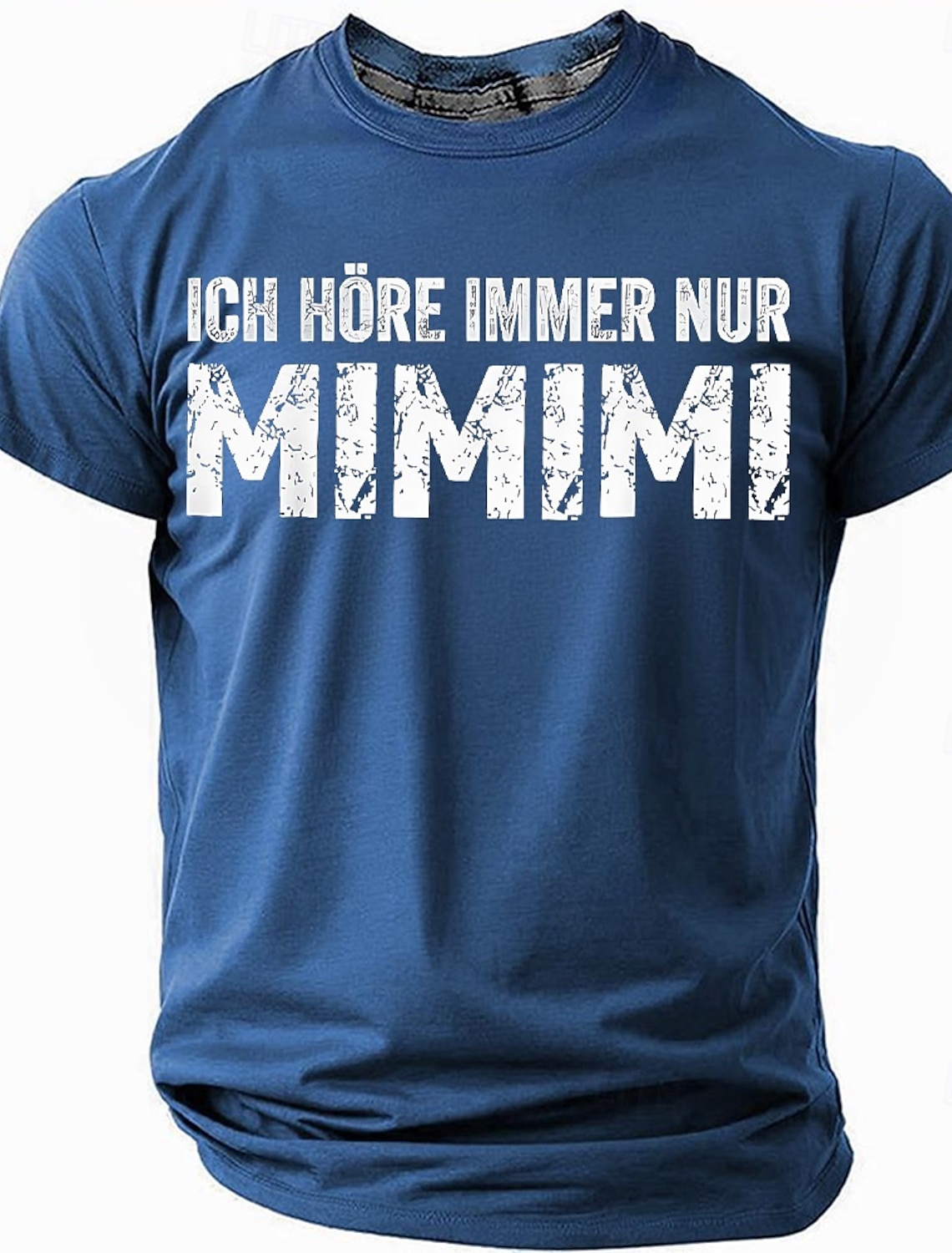 Men's Graphic T-Shirt: Funny 'Ich Höre Immer Nur Mimimi' German Saying, Short Sleeve Lifestyle Humor Tee