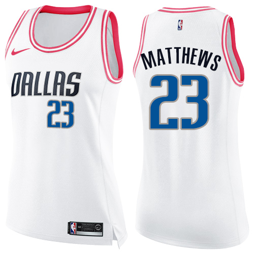 DAL White Nike D. Mavericks #23 NBA Jersey Basketball Jersey