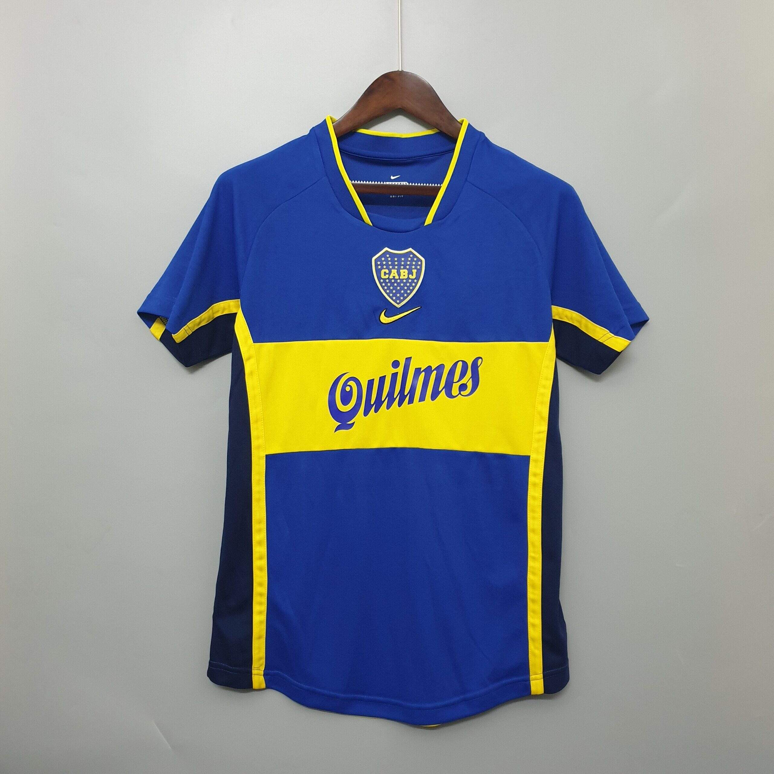 Cheap 2001 Boca Juniors Home kit
