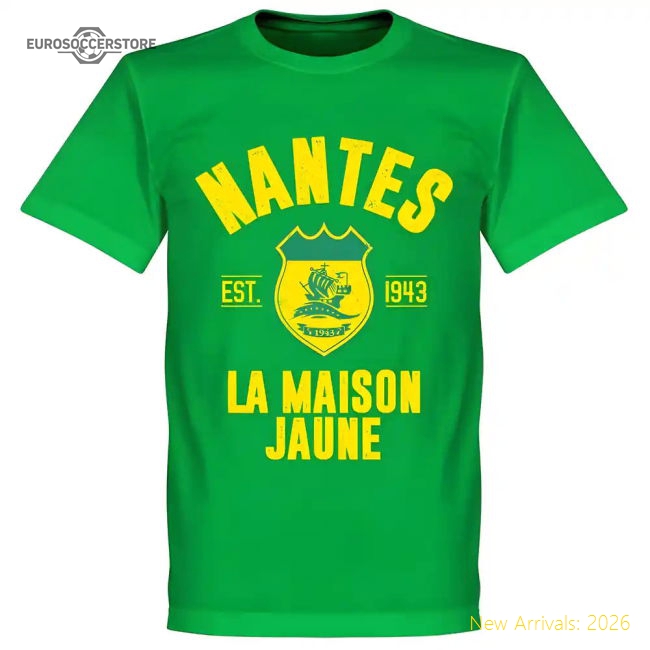 Nantes Established T-Shirt - Green Supporter Version Fan Edition