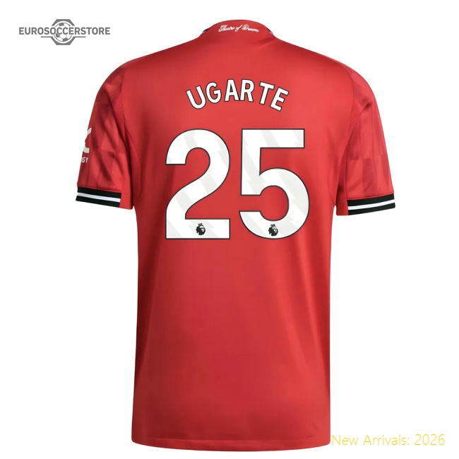 Authentic 2025-2026 Man Utd Authentic Home Shirt (ugarte 25)