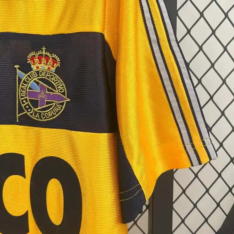 Cheap 1999-2000 Real Club Deportivo de La Coruña Second retro kit