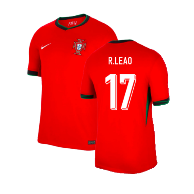 2024-2025 Portugal Home Shirt (R.Leao 17) Official Oranje